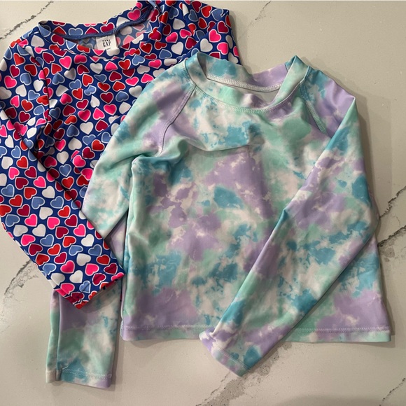 Girls Rashgaurd Swim Tops - Picture 1 of 1